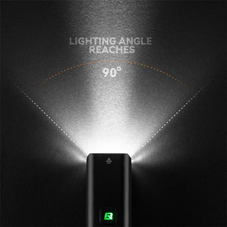 ROCKBROS RHL1500 Outdoor Bike Headlight Bicycle Strong Light Flashlight Cycling Bicycle Safety Lamp (Standard Version)