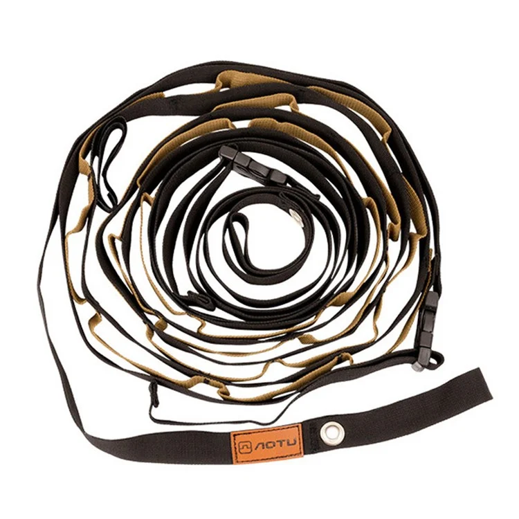 AOTU Corde de tente d'extérieur réglable Multifonction Porte-bagages de jardin Fil à linge Auvent Cordon de suspension 