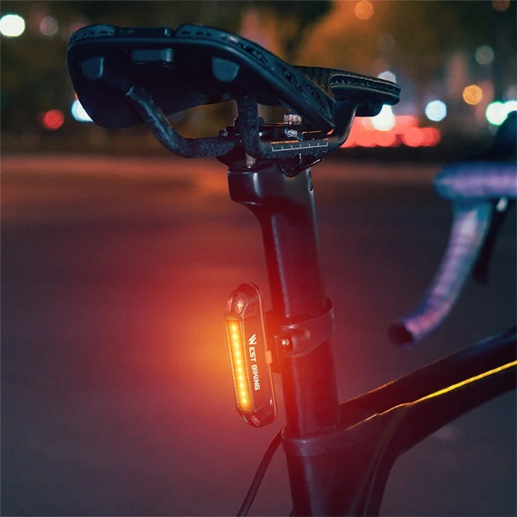 WEST BIKING YP0701354 USB Bright LED Fahrrad-Rücklicht, Fahrrad-Rücklicht, Fahrradsicherheitsleuchte - T1