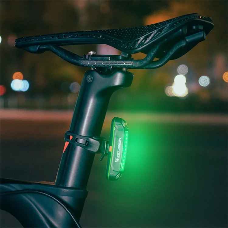 WEST BIKING YP0701354 USB Bright LED Fahrrad-Rücklicht, Fahrrad-Rücklicht, Fahrradsicherheitsleuchte - T1