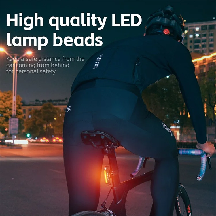 WEST BIKING YP0701354 USB Bright LED Fahrrad-Rücklicht, Fahrrad-Rücklicht, Fahrradsicherheitsleuchte - T1