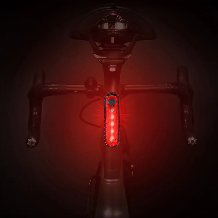 WEST BIKING YP0701384 Nachtradsport-Fahrradscheinwerfer mit Digital-Display und Rücklicht