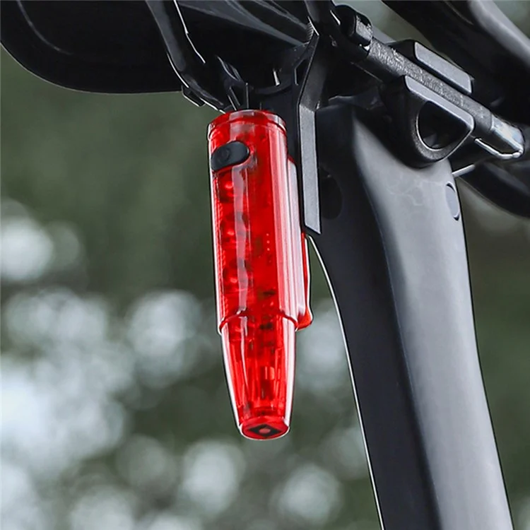 WEST BIKING YP0701378 Bike Laser Tail Light Smart Brake Induction Waterproof Cycling Warning Rear Lamp (with Dual Mount Bracket)