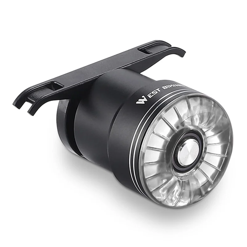 WEST BIKING W4S Intelligent Taillight Bicycle Brake Sensor Cycling Tail Lights - Transparent / Arc