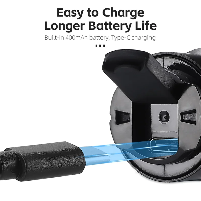 WEST BIKING W4S Intelligent Taillight Bicycle Brake Sensor Cycling Tail Lights - Transparent / Arc