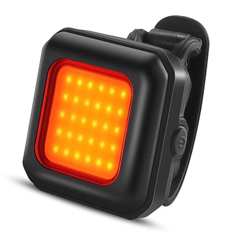 WEST BIKING YP0701418 Luz LED para Bicicleta Ciclo Ciclismo Luz de Segurança para Estrada MTB - Luz Traseira Preta / Luz Vermelha