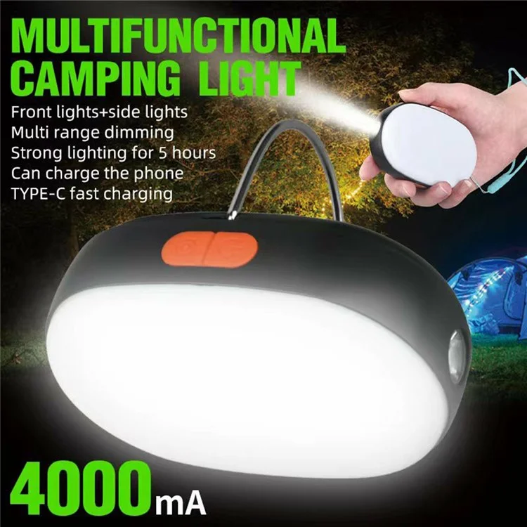 DHY-001 Lamping de Camping Extérieur SOS Lumière D'urgence Avec Fonction de Banque Puille