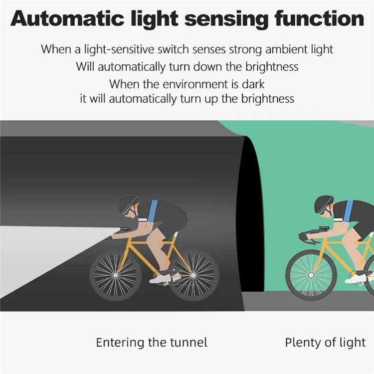 BENGGUO BG-1912 1600LM Bright Aluminum Alloy Bicycle Headlight Power Digital Display Cycling Front Light