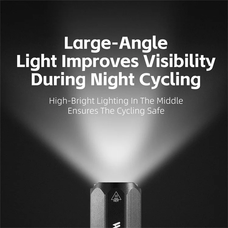 WEST BIKING YP0701404 Luz de Bicicleta Multifuncional com Sensor 600 Lumens Type-C