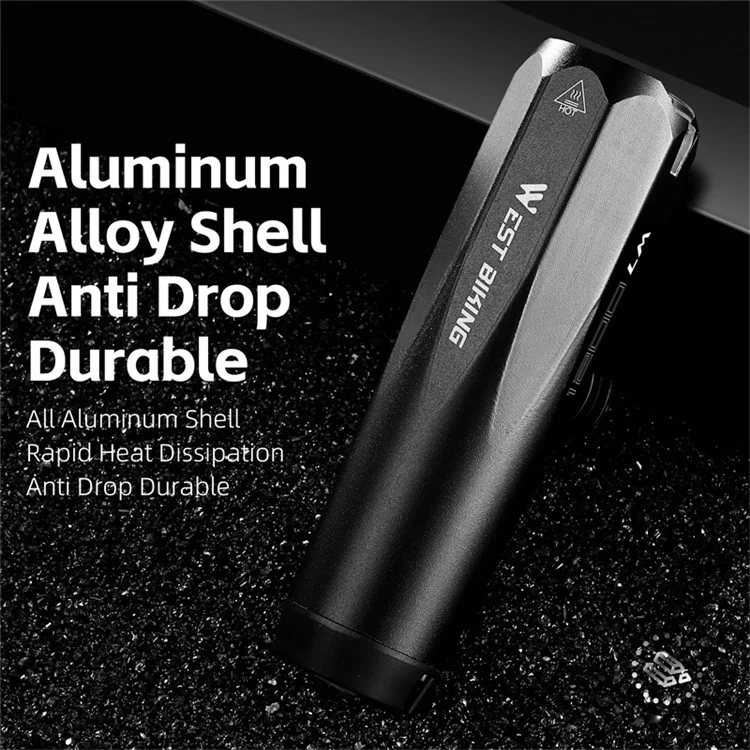 WEST BIKING YP0701404 Luz de Bicicleta Multifuncional com Sensor 600 Lumens Type-C