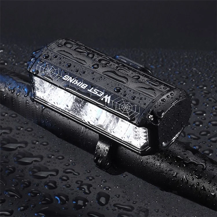 WEST BIKING YP0701424 Lampe avant de vélo de montagne 1750 Lumens Très Lumineux 