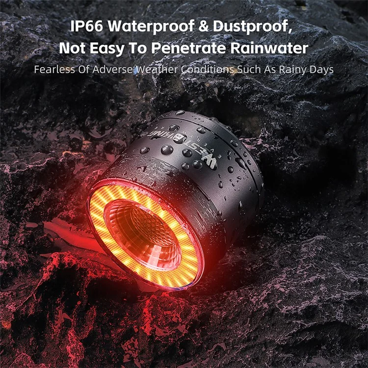 WEST BIKING YP0701420 Smart Sensing Bike Light Colorful LED MTB Taillight Warning Lamp