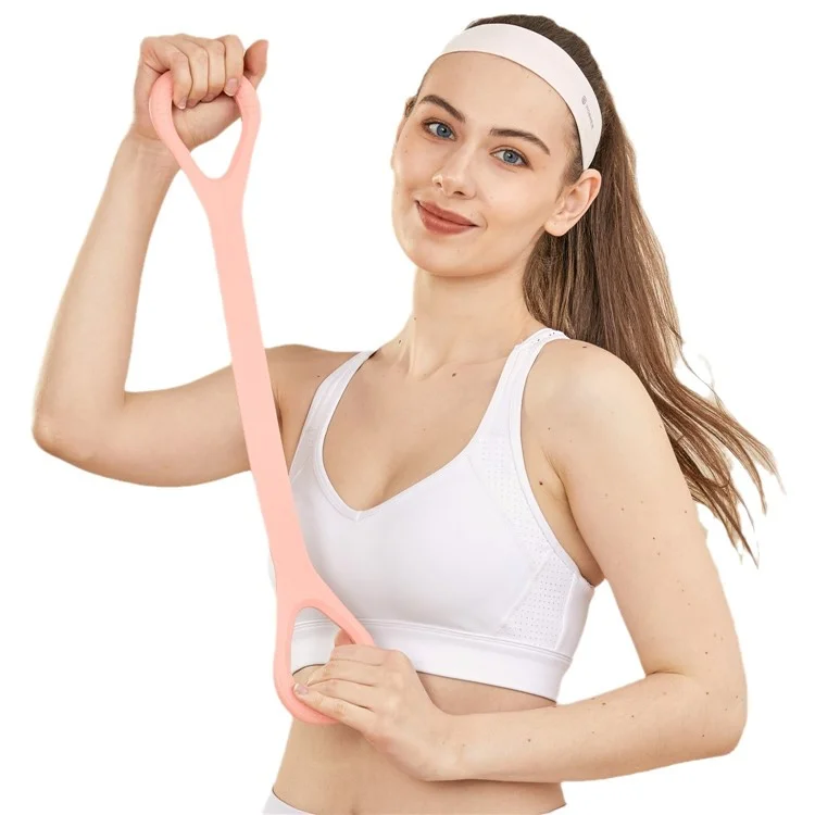 Wosweir Yo0221 Figure 8 Ressistance Band Back Training TPE TPE Elastic Ropes Exercice Equipment - Rose