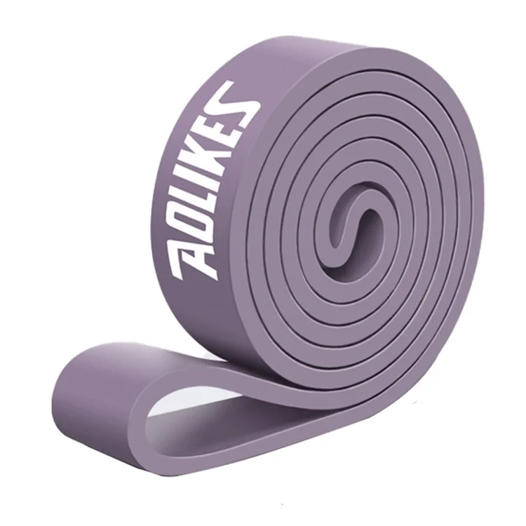 Aolikes 3612 2080x4.5x22mm 30-70 lb Banda de Resistencia Banda de Estiramiento Para Entrenamiento de Fuerza Muscular, Púrpura
