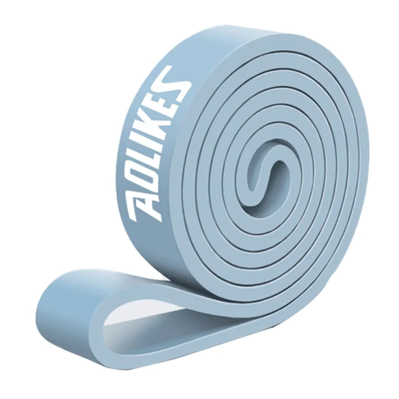 AOLIKES 3612 2080x4,5x19 mm 20-60 funtów Opaska elastyczna do ćwiczeń Opaska rozciągająca do treningu siłowego mięśni, Niebieska
