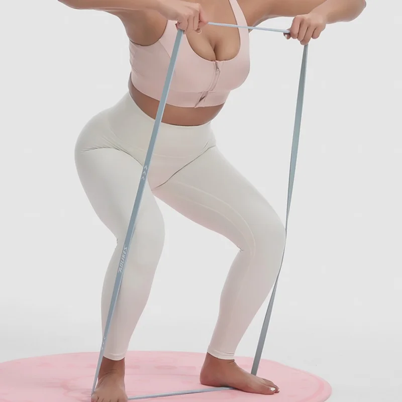 AOLIKES 3612 2080x4,5x19 mm 20-60 funtów Opaska elastyczna do ćwiczeń Opaska rozciągająca do treningu siłowego mięśni, Niebieska