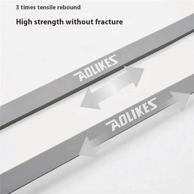 Aolikes 3612 2080x4.5x29mm 35-85lb Banda de Resistência Banda de Treino de Treino Para Treinamento de Força Muscular, Preto