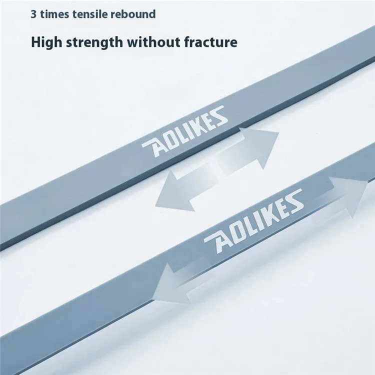 Aolikes 3612 2080x4.5x7mm 5-15 lb Banda de Resistencia Banda de Estiramiento Para Entrenamiento de Fuerza Muscular - Azul