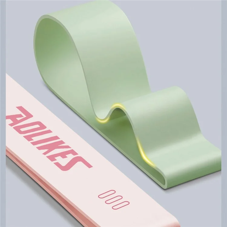 AOLIKES 3611 1Pc 60cm Latex Resistance Band Exercise Band for Powerlifting Strength Training - Pink