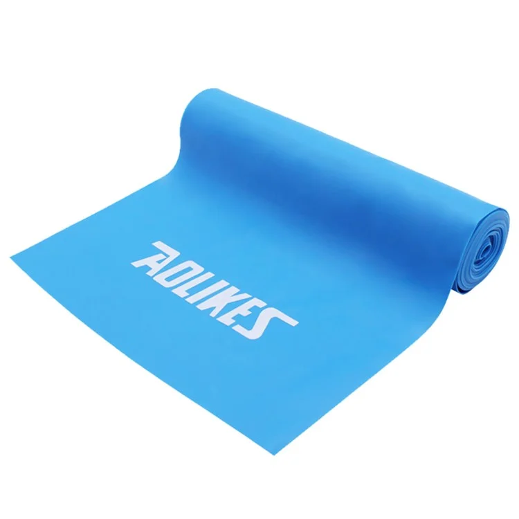 AOLIKES LD-3605 200cm Yogaband aus Widerstandsmaterial TPE Fitnessband Krafttraining Dehnband - Blau