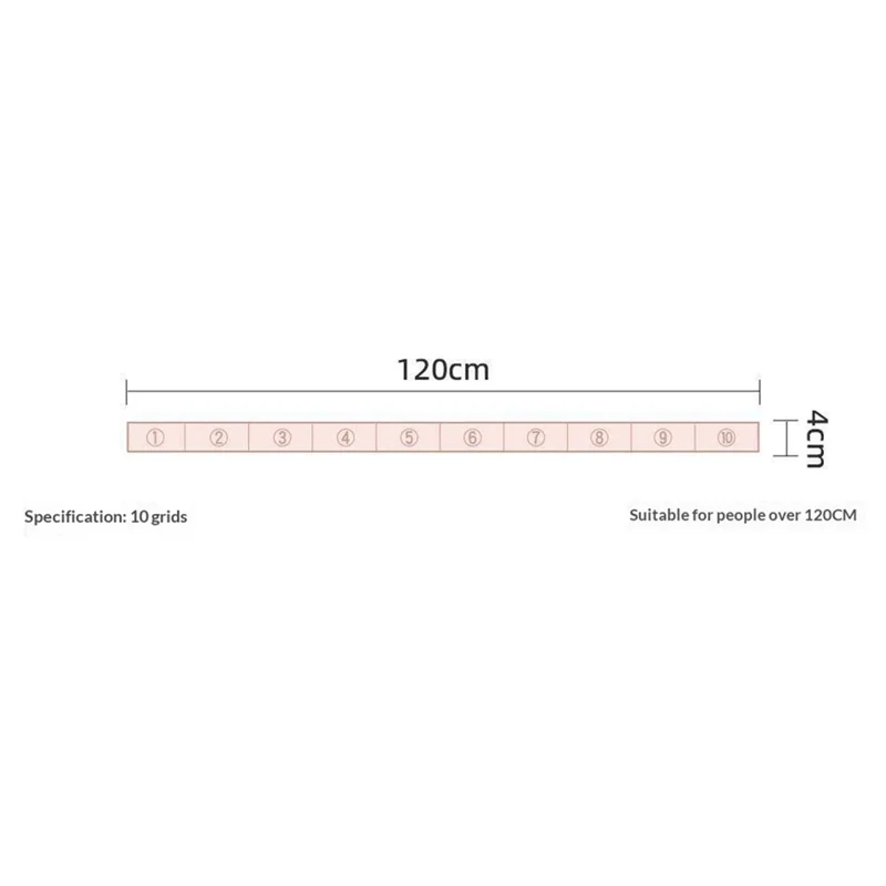 WOSWEIR YO0269 120cm 10 Sections Yoga Resistance Band Stretch Pilates Exercise Pull Strap - Cyan