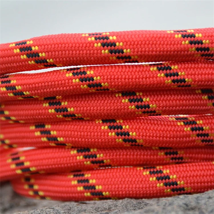 XINDA XD-S9804 20m Corda da arrampicata statica da esterno per emergenza e fuga - Rossa