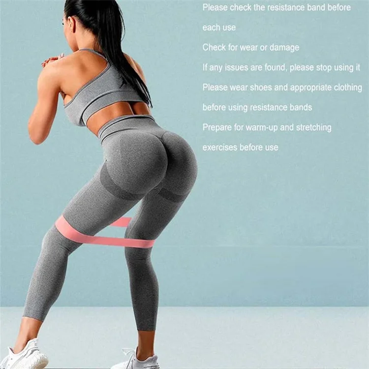 AOLIKES 3619 6Pcs / Set Strength Training Resistance Bands Latex Workout Band Loops Stretch Exercise Bands