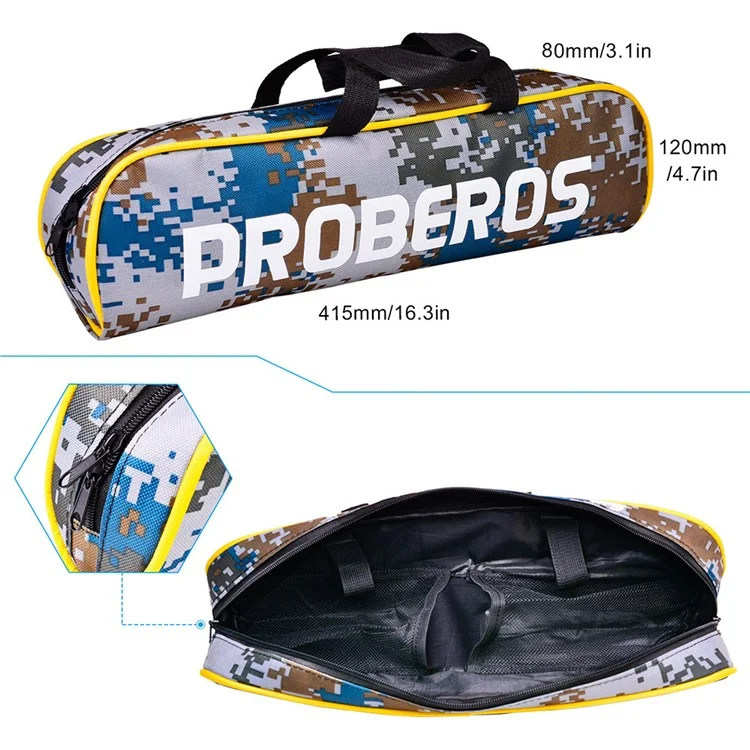 PROBEROS HWCSET068 Set da Pesca con Mulinello da 1,8 m, Esche