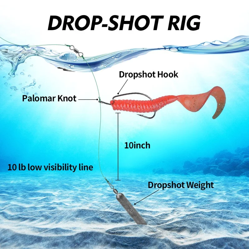 JIG035 10 pezzi / confezione Reaction Tackle Lead Drop Shot Weights, Anti-Snag Fishing Sinkers - 3,5g
