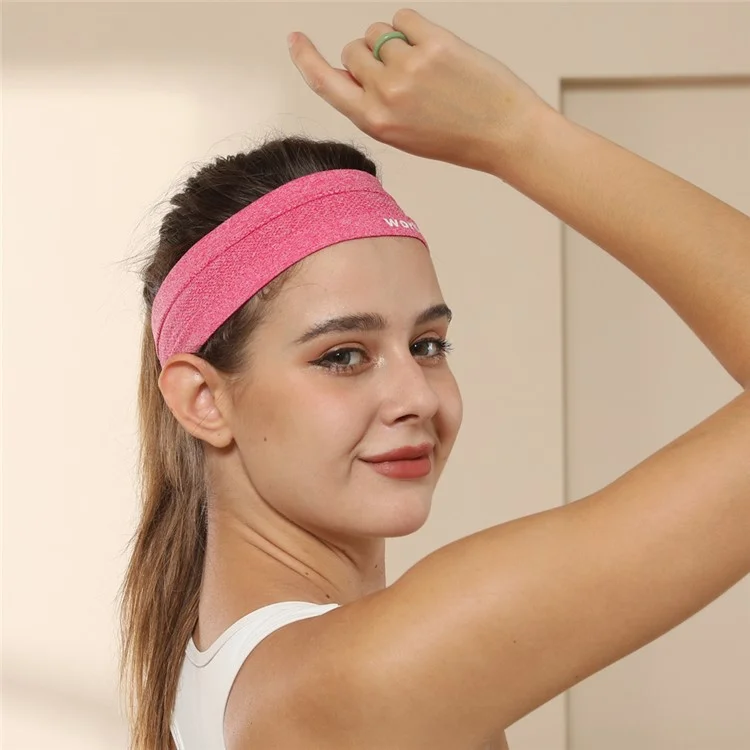WD-HE0022 Sweat-Absorbed Workout Headband Hair Band Head Band Sweatband - Grey