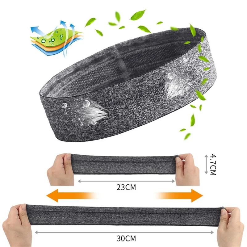 WD-HE0022 Sweat-Absorbed Workout Headband Hair Band Head Band Sweatband - Mint Green