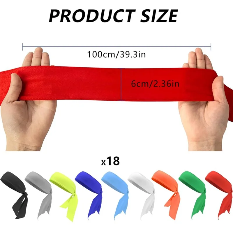 1Pc Banda de cabeza rápida de secado al aire libre Pañuelo absorbente del sudor del tenis Elástico para hombres y mujeres - Blanco