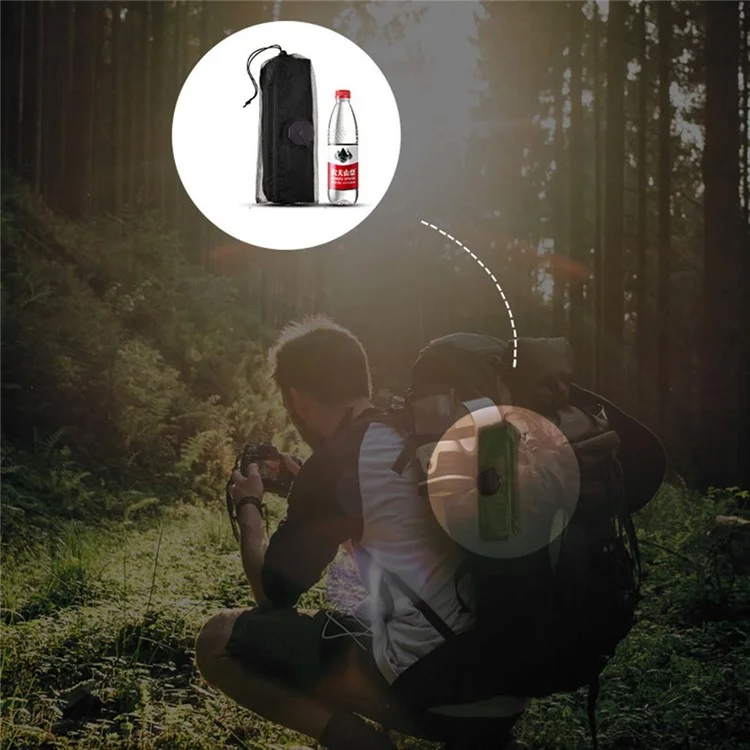 AOTU AT6628 20L Sac de Douche Solaire Portable pour le Camping Randonnée - Noir