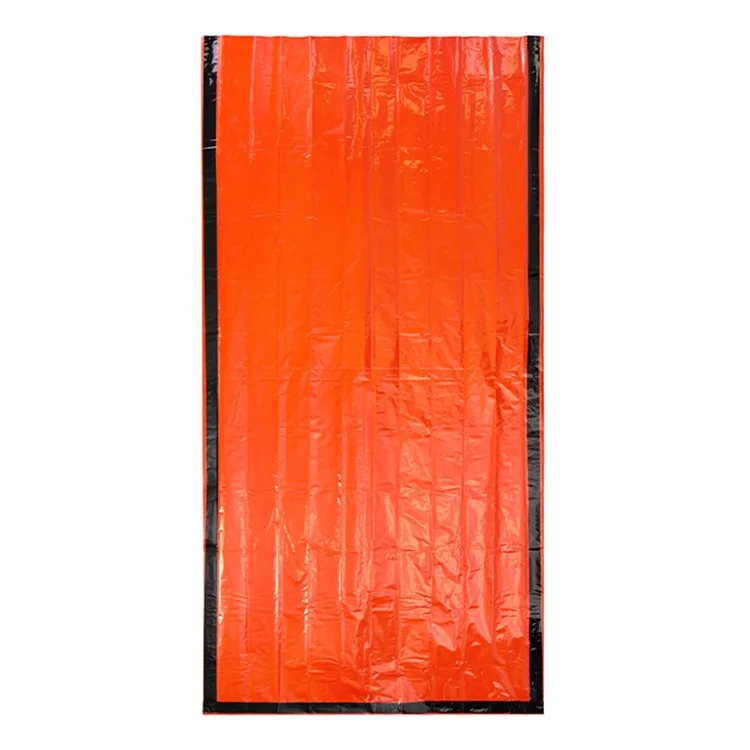 LUCKSTONE Film Thermique en Aluminium pour Survie d'Urgence en Extérieur avec Sac de Rangement