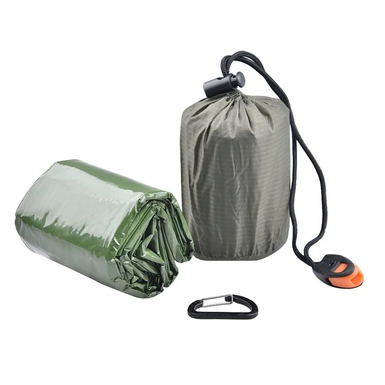 Luckstone Primeiros Soces Saco De Dormir De Emergência Mantenha O Equipamento De Sobrevivência Portátil Quente Para Camping Ao Ar Livre