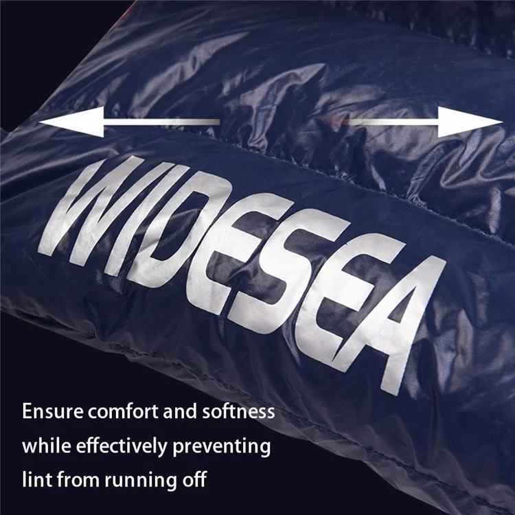 WIDESEA WDS-400 Camping Schlafsack für Erwachsene Kinder Frühling Winter Schlafsack Ultraleicht Wanderausrüstung zum Reisen Wandern - Grau