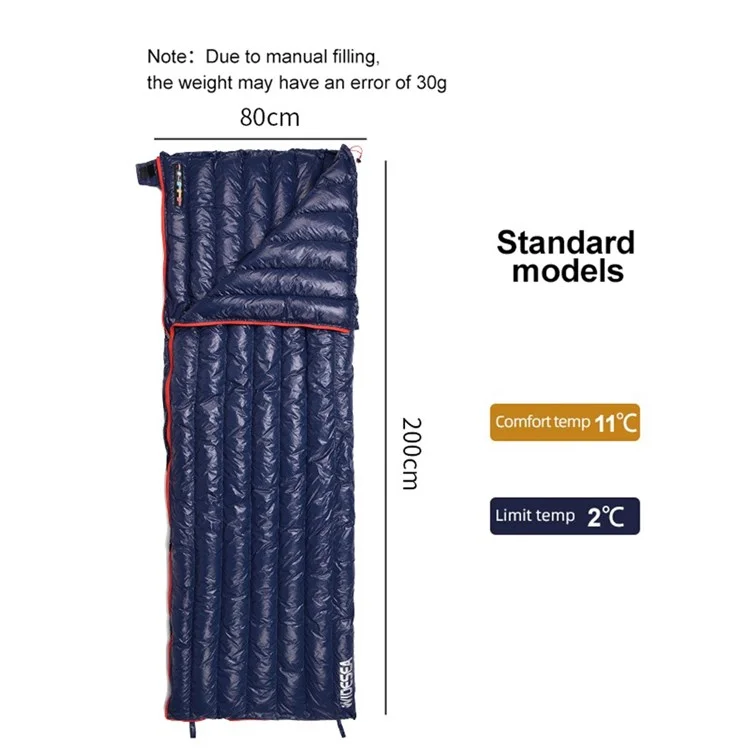 WIDESEA WDS-400 Camping Schlafsack für Erwachsene Kinder Frühling Winter Schlafsack Ultraleicht Wanderausrüstung zum Reisen Wandern - Grau