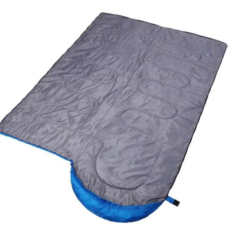 DESERT&FOX 1KG Envelope Backpacking Sleeping Bag Outdoor Traveling Camping Lightweight Sleeping Bag - Blau