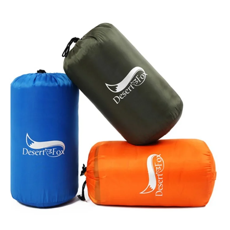 DESERT&FOX 1KG Envelope Backpacking Sleeping Bag Outdoor Traveling Camping Lightweight Sleeping Bag - Blau