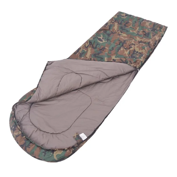 DESERT&FOX Bolsa de Dormir para Acampada Ultraligera de Camuflaje para Adultos Envelope Saco de Dormir de Camping Senderismo Cálido Algodón Hueco
