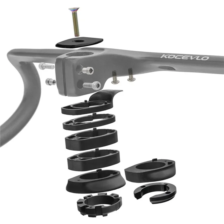 Kocevlo en Aluminium en Alliage en Carbone en Plastique Fibre Plastique Gardien de Route Bar de Vélo de Vtt Accessoires de Cyclisme 440 Mmx120 mm
