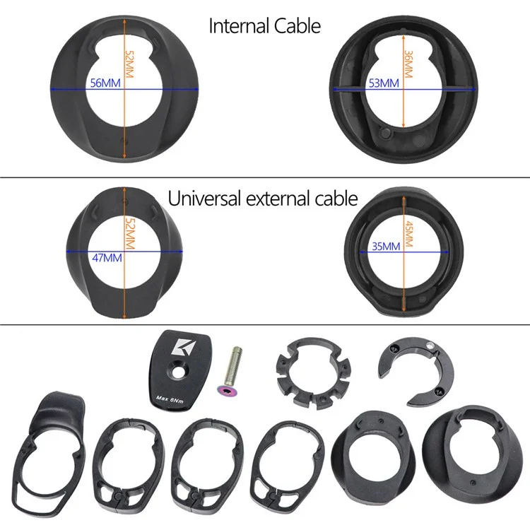 Kocevlo en Aluminium en Alliage en Carbone en Plastique Fibre Plastique Gardien de Route Bar de Vélo de Vtt Accessoires de Cyclisme 440 Mmx120 mm