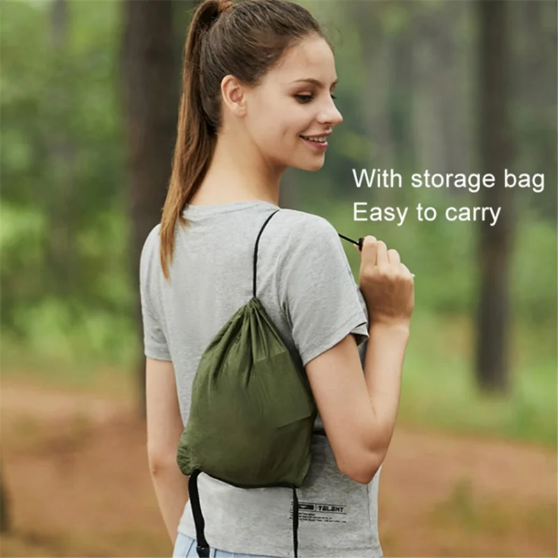 CSTUR Outdoor Travel Camping Mosquito Net Hammock Hanging Sleeping Bed - Sapphire+Sky Blue