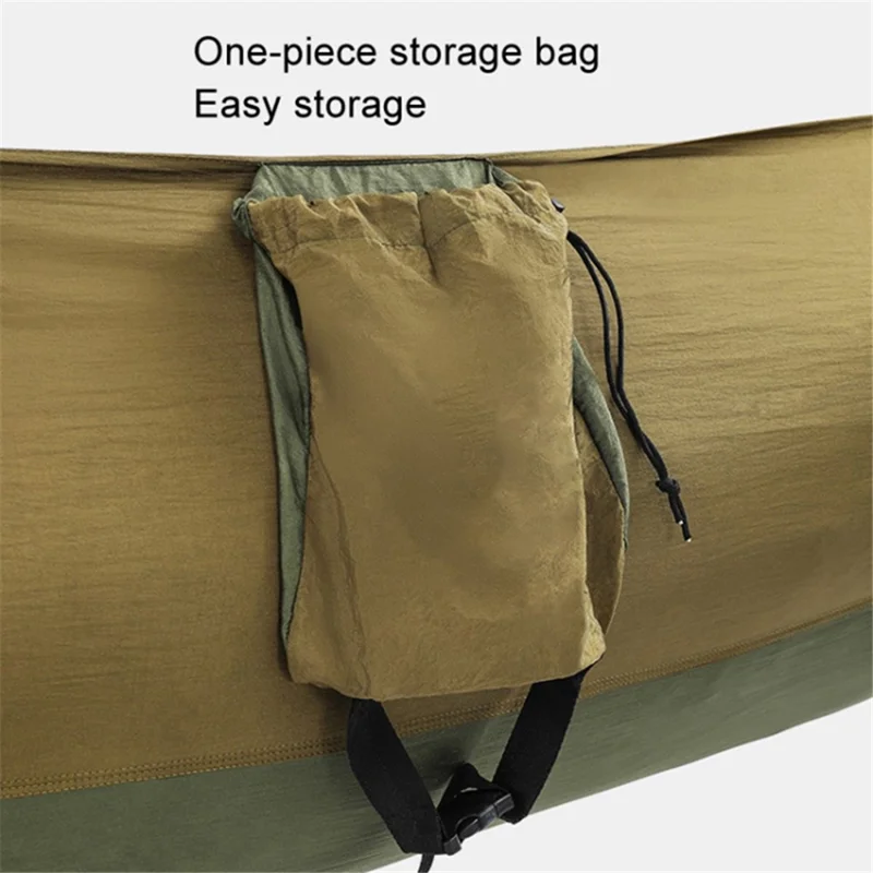 CSTUR Outdoor Travel Camping Mosquito Net Hammock Hanging Sleeping Bed - Sapphire+Sky Blue