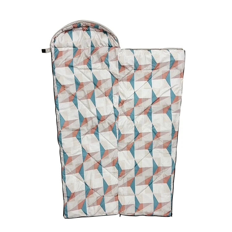 MYDAYS OUTDOOR 218x78cm Saco de dormir com capuz impermeável para acampamento de inverno no estilo envelope 