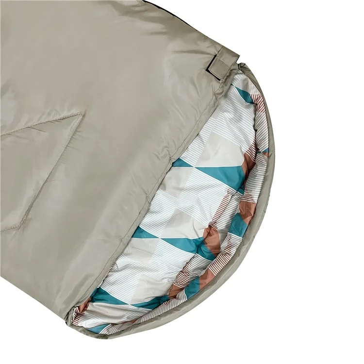 MYDAYS OUTDOOR 218x78cm Saco de dormir com capuz impermeável para acampamento de inverno no estilo envelope 