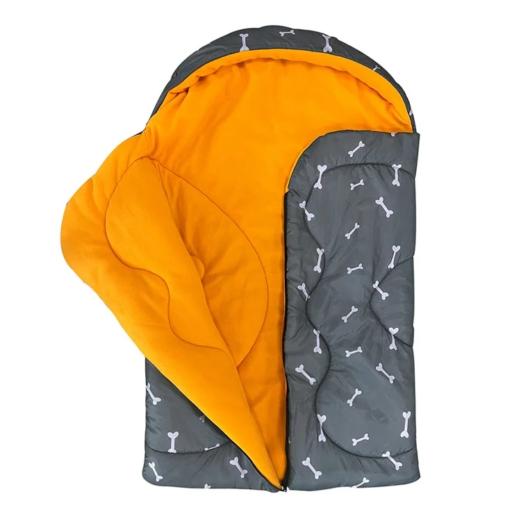 114x72 cm dicke, weiche Hundedecke aus Polyester, Hundetransportmatte, Camping-Ausrüstung mit Aufbewahrungstasche