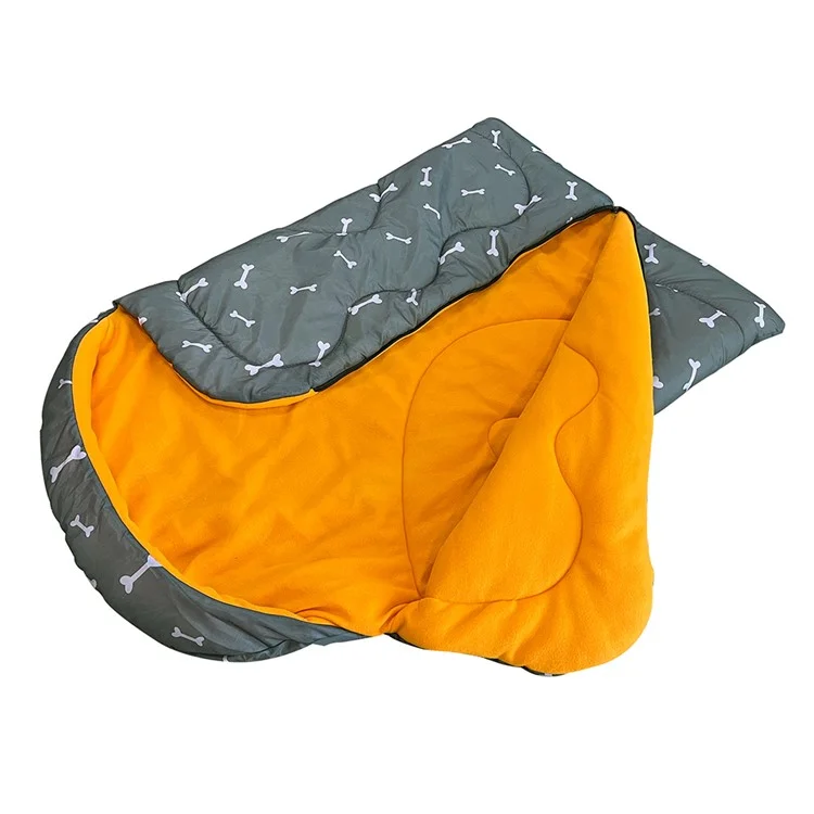114x72 cm dicke, weiche Hundedecke aus Polyester, Hundetransportmatte, Camping-Ausrüstung mit Aufbewahrungstasche