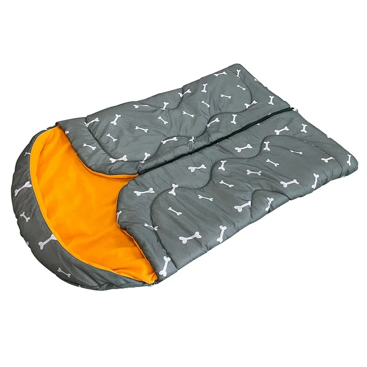 114x72 cm dicke, weiche Hundedecke aus Polyester, Hundetransportmatte, Camping-Ausrüstung mit Aufbewahrungstasche