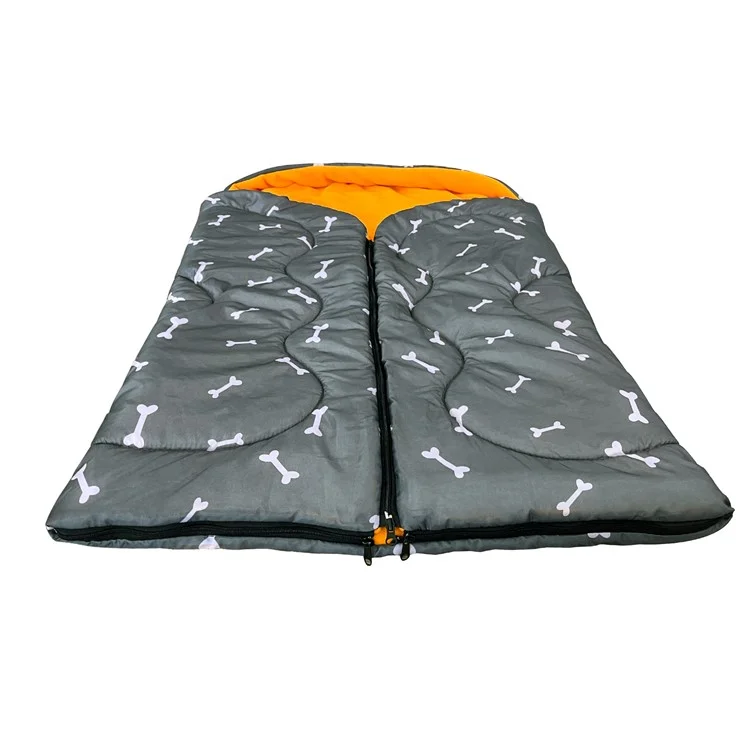 114x72 cm dicke, weiche Hundedecke aus Polyester, Hundetransportmatte, Camping-Ausrüstung mit Aufbewahrungstasche
